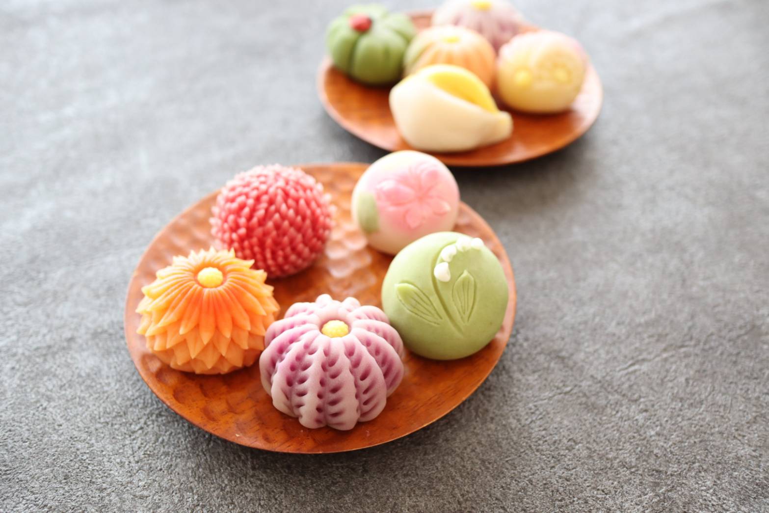 西宮・夙川の和菓子のお教室　練り切り